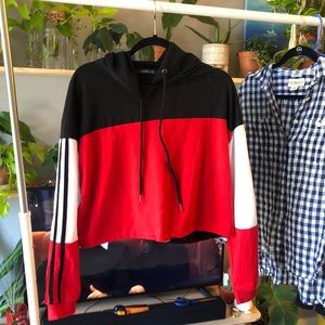 Cropped Zaful color block sweater